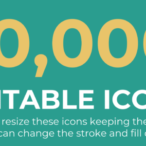 Professional Icons – 1000+ Editable High-Quality Icons for All Your Creative Needs